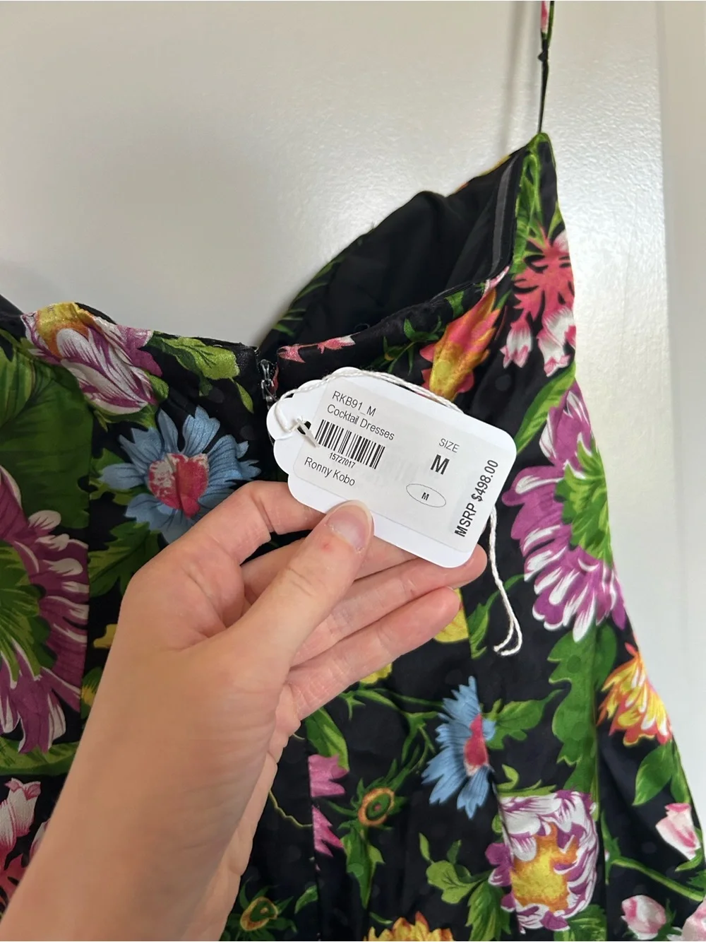 Ronny Kobo Collection strapless mini